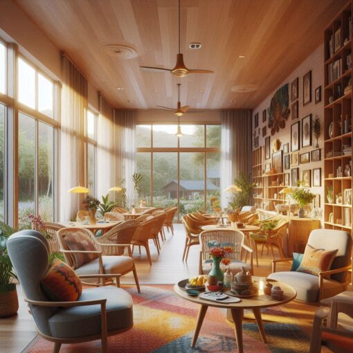Een deel van het interieur